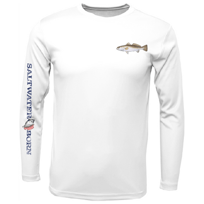 SK Trout on Chest Long Sleeve UPF 50+ Dry - Fit Shirt - Angler's Pro Tackle & Outdoors