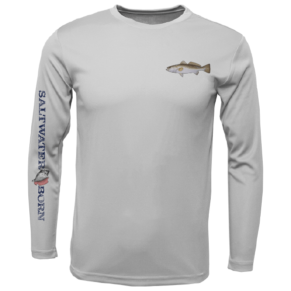 SK Trout on Chest Long Sleeve UPF 50+ Dry - Fit Shirt - Angler's Pro Tackle & Outdoors