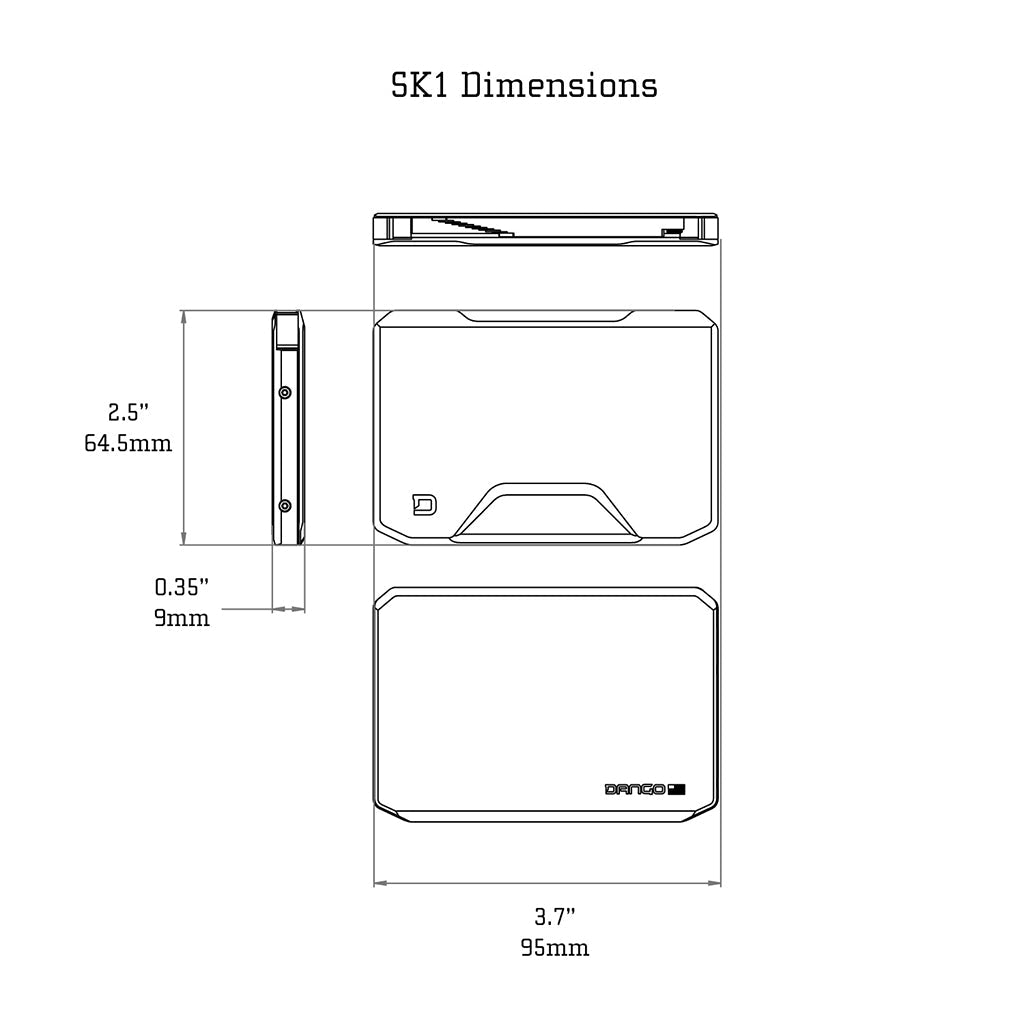 DANGO SK1 Slide Kick Wallet