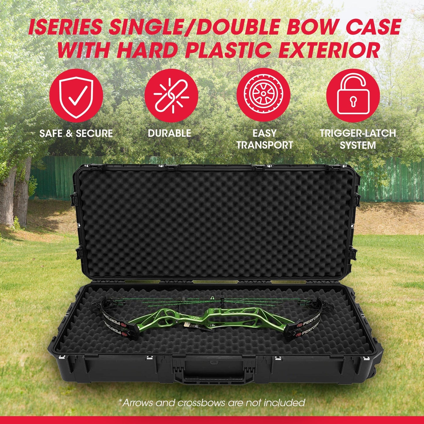 SKB Cases 3I - 4719 - PL iSeries Single/Double Bow Case with Hard Plastic Exterior - Angler's Pro Tackle & Outdoors