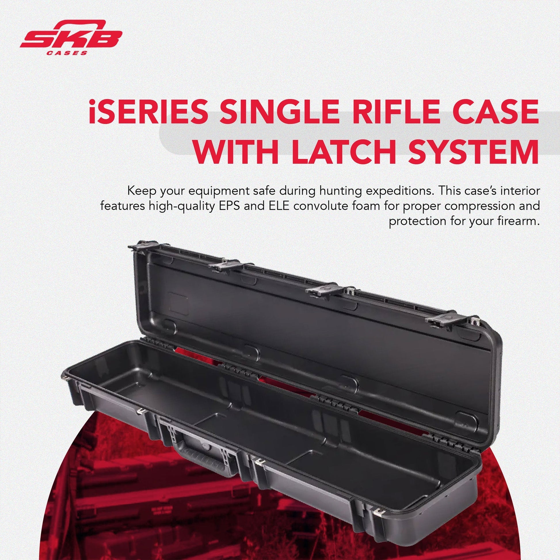 SKB Cases 3I - 4909 - SR iSeries Single Hunting Rifle Case w/ Hard Plastic Exterior - Angler's Pro Tackle & Outdoors