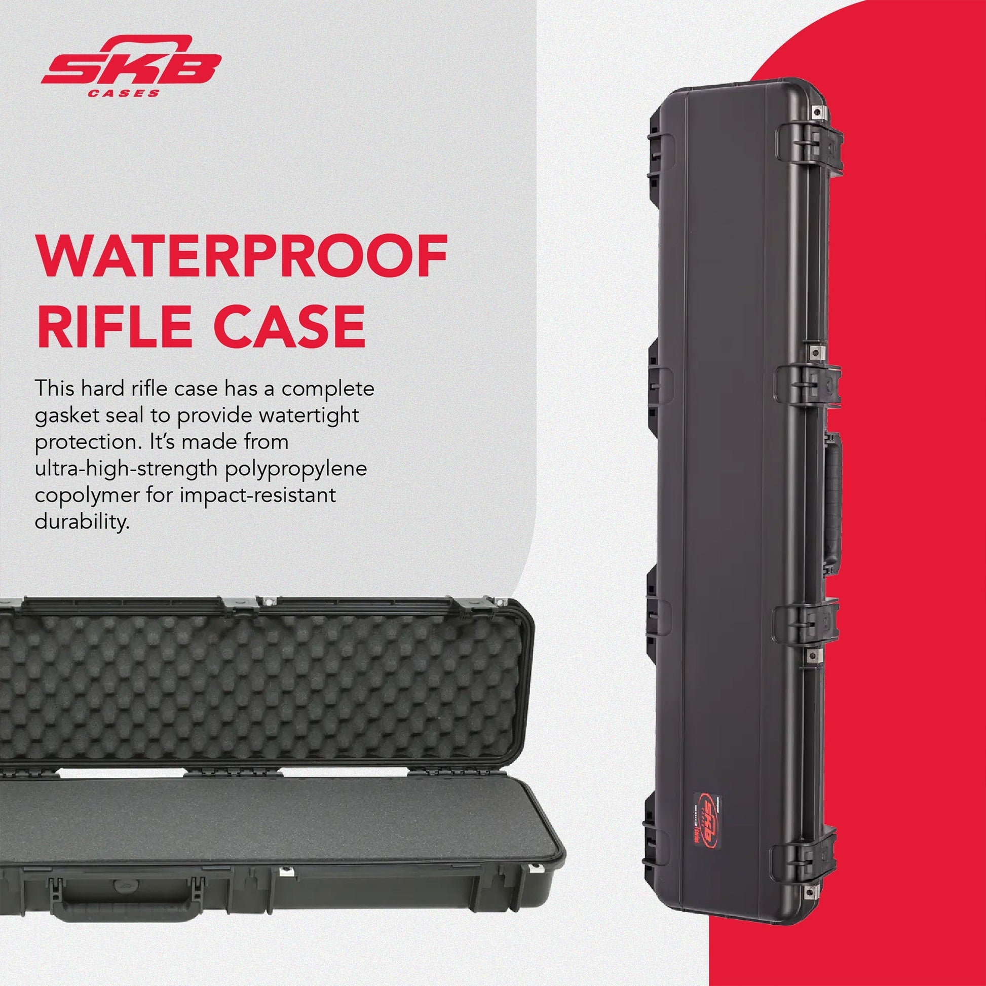 SKB Cases 3I - 4909 - SR iSeries Single Hunting Rifle Case w/ Hard Plastic Exterior - Angler's Pro Tackle & Outdoors