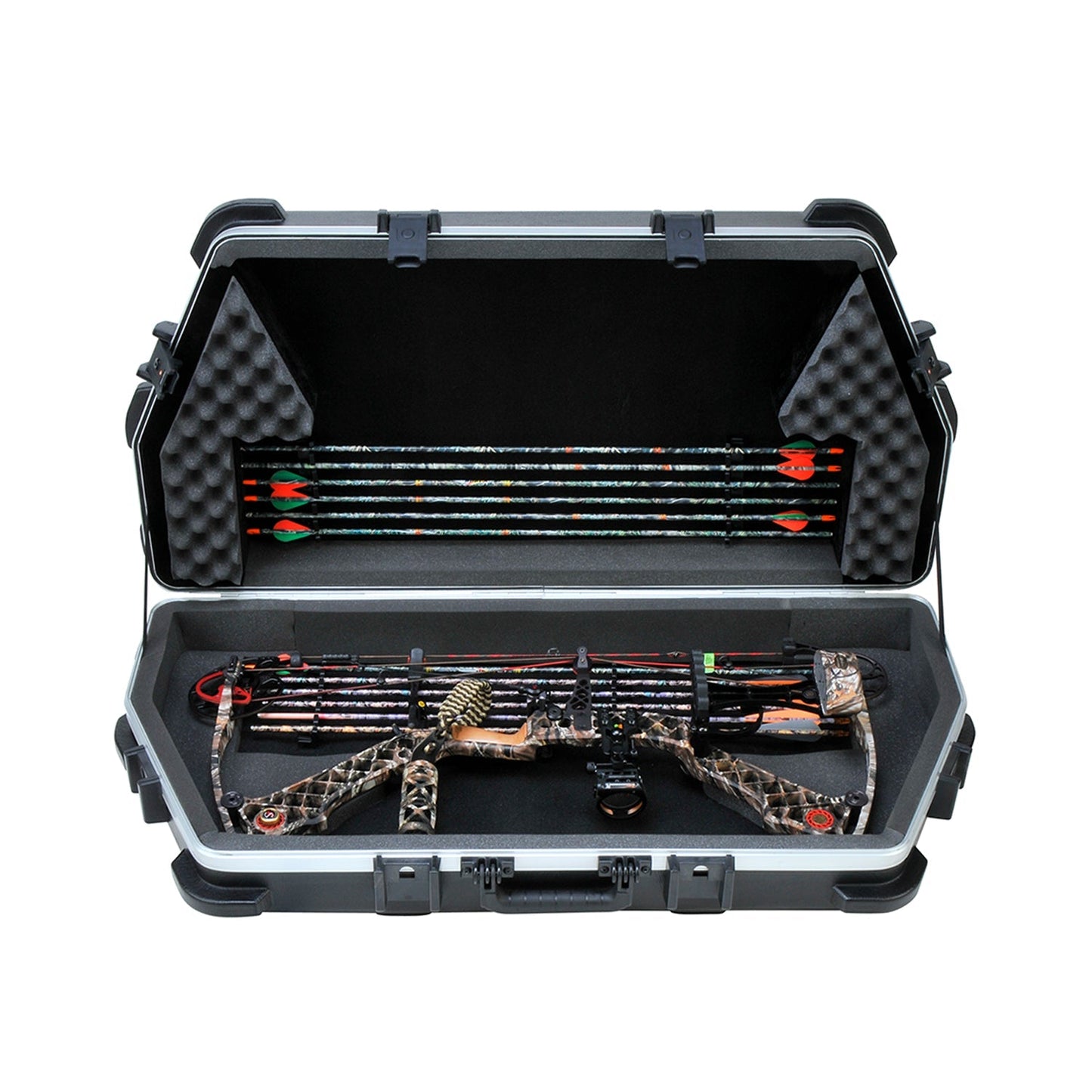 SKB Cases 4119 Hard Exterior Waterproof ATA Single Parallel Limb Bow Case, Black - Angler's Pro Tackle & Outdoors