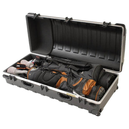SKB Cases Double ATA Standard Hard Plastic Storage Wheeled Golf Bag Travel Case - Angler's Pro Tackle & Outdoors
