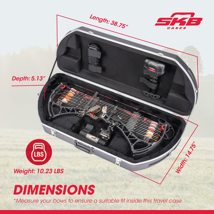 SKB Cases Hunter Series 2SKB - 4117 ABS Hard Plastic Exterior Bow Crossbow Case - Angler's Pro Tackle & Outdoors