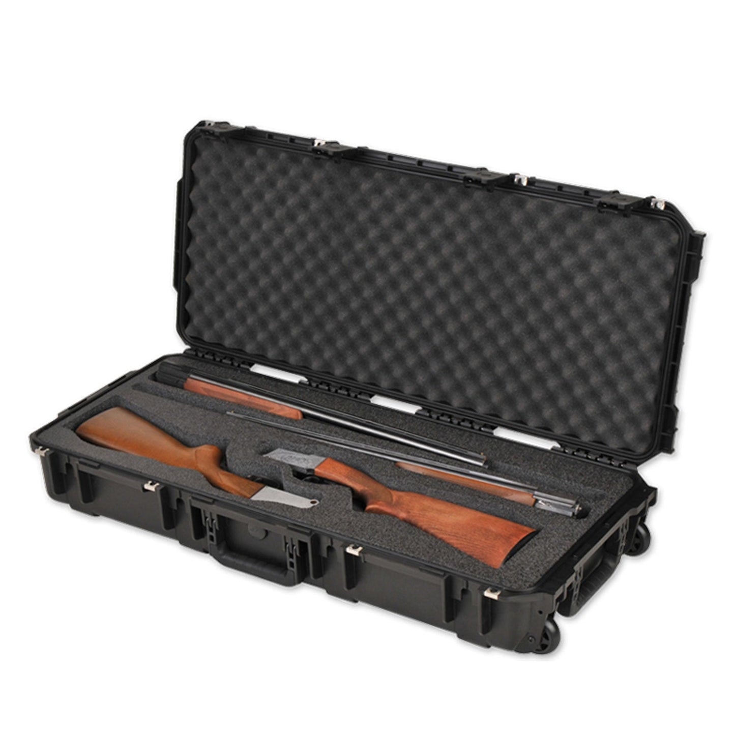 SKB Cases iSeries 3614 Hard Exterior Double Custom Breakdown Shotgun Case, Black - Angler's Pro Tackle & Outdoors