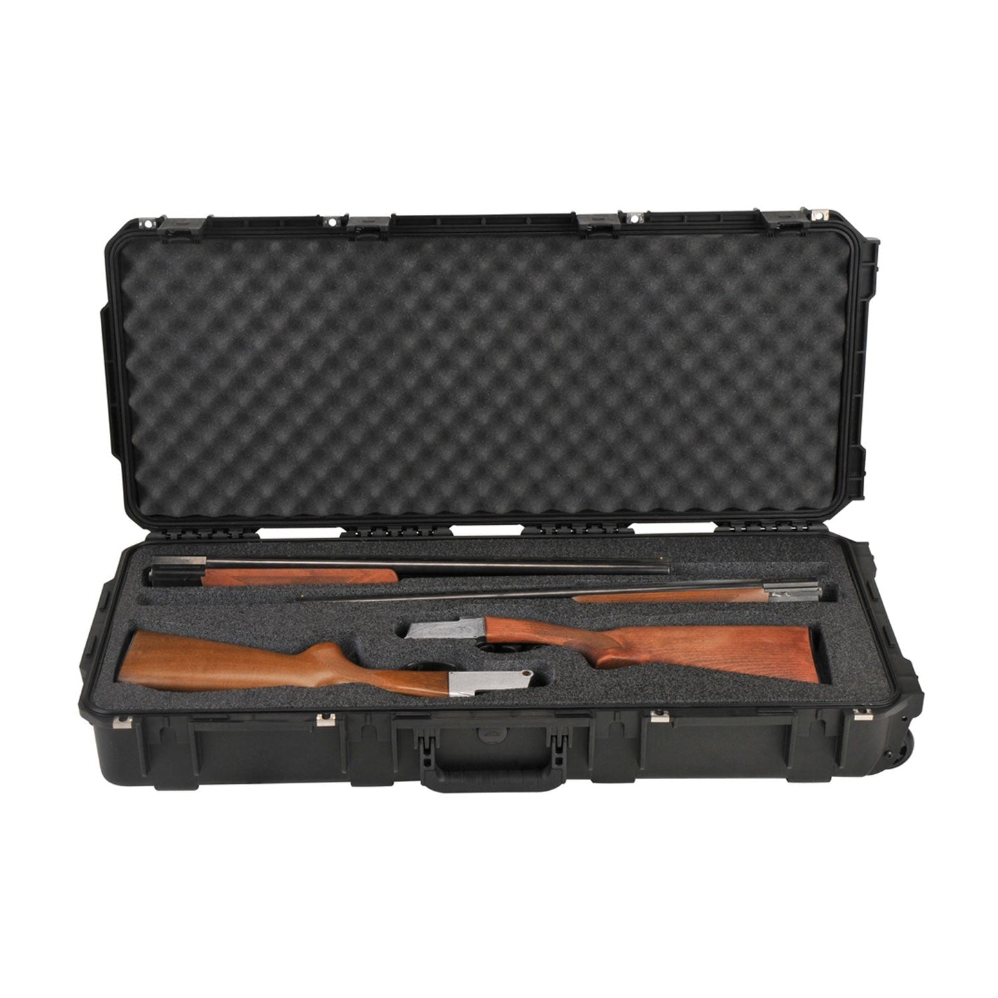 SKB Cases iSeries 3614 Hard Exterior Double Custom Breakdown Shotgun Case, Black - Angler's Pro Tackle & Outdoors