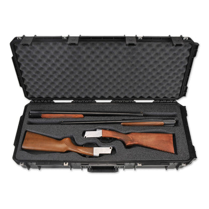 SKB Cases iSeries 3614 Hard Exterior Double Custom Breakdown Shotgun Case, Black - Angler's Pro Tackle & Outdoors