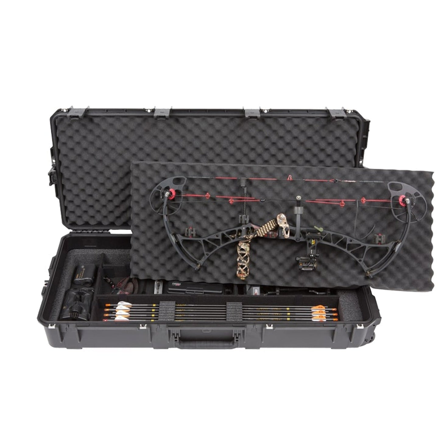 SKB Cases iSeries 3I - 4217 - USD Small Ultimate Waterproof Double Bow Case, Black - Angler's Pro Tackle & Outdoors