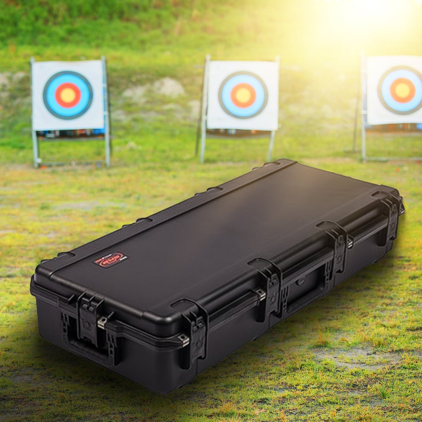 SKB Cases iSeries 3I - 4217 - USD Small Ultimate Waterproof Double Bow Case, Black - Angler's Pro Tackle & Outdoors