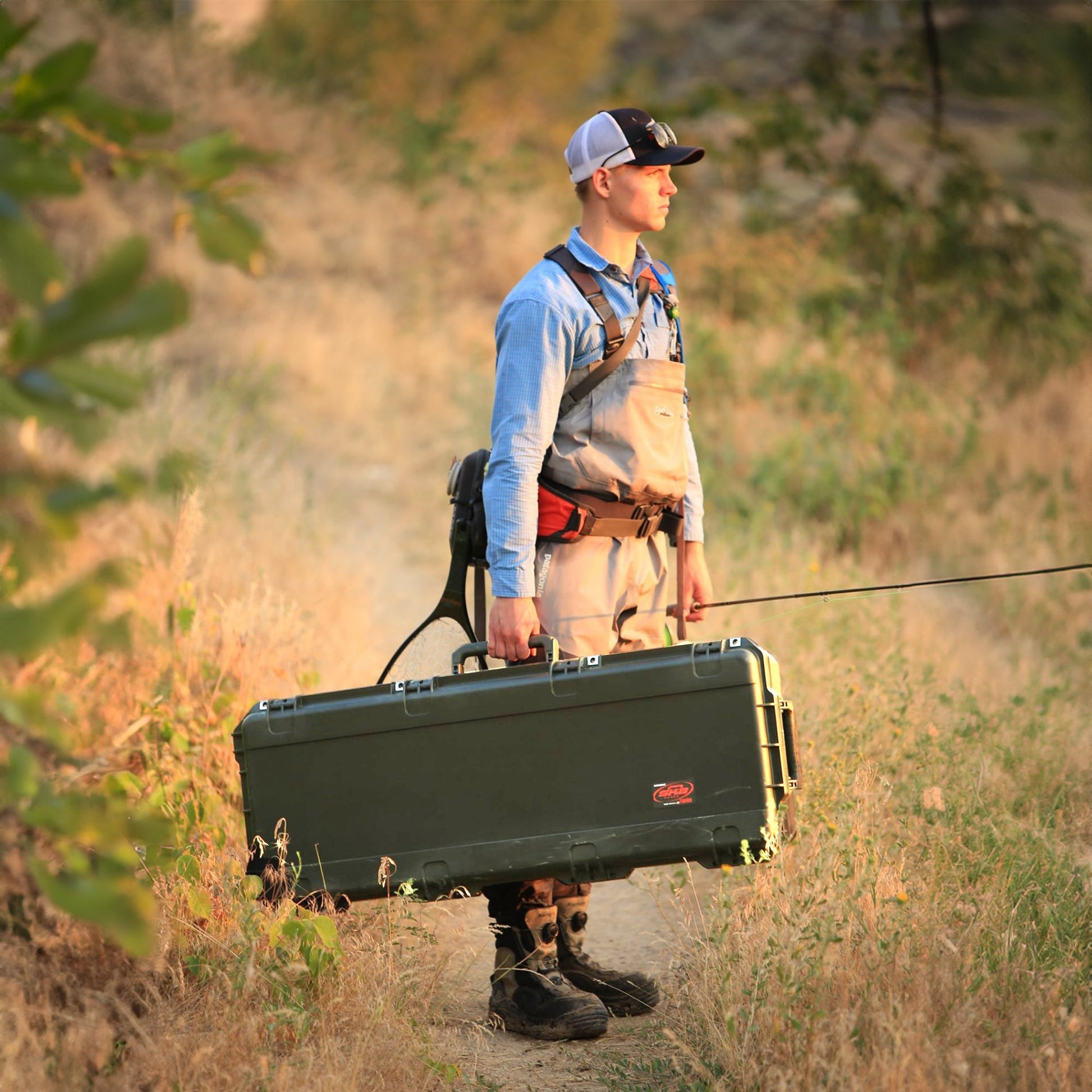 SKB Cases iSeries 4214 Hard Exterior Parallel Limb Bow Case, Green - Angler's Pro Tackle & Outdoors