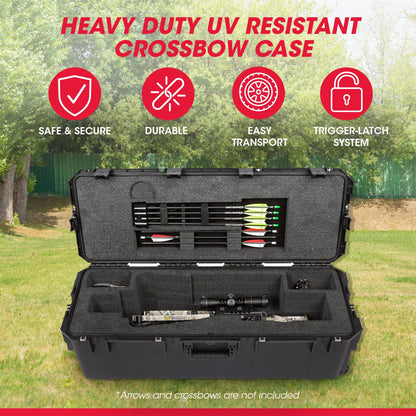 SKB iSeries 10 Point Vapor RS470 Heavy Duty UV Resistant Crossbow Case, Black - Angler's Pro Tackle & Outdoors