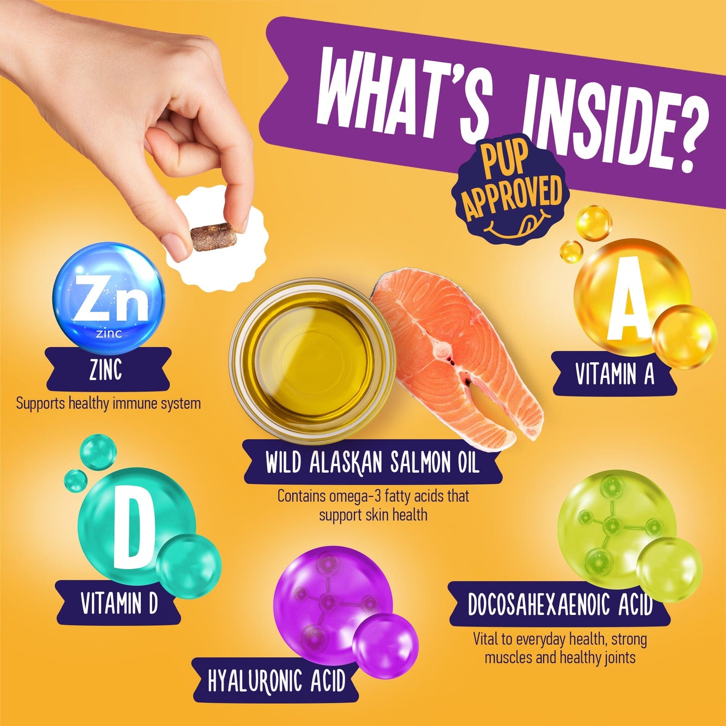 Skin and Coat Support For Dogs 9oz Jar (120 count) - Angler's Pro Tackle & Outdoors