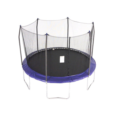 Skywalker Trampolines 12 Foot Round Outdoor Trampoline with Enclosure, Blue - Angler's Pro Tackle & Outdoors