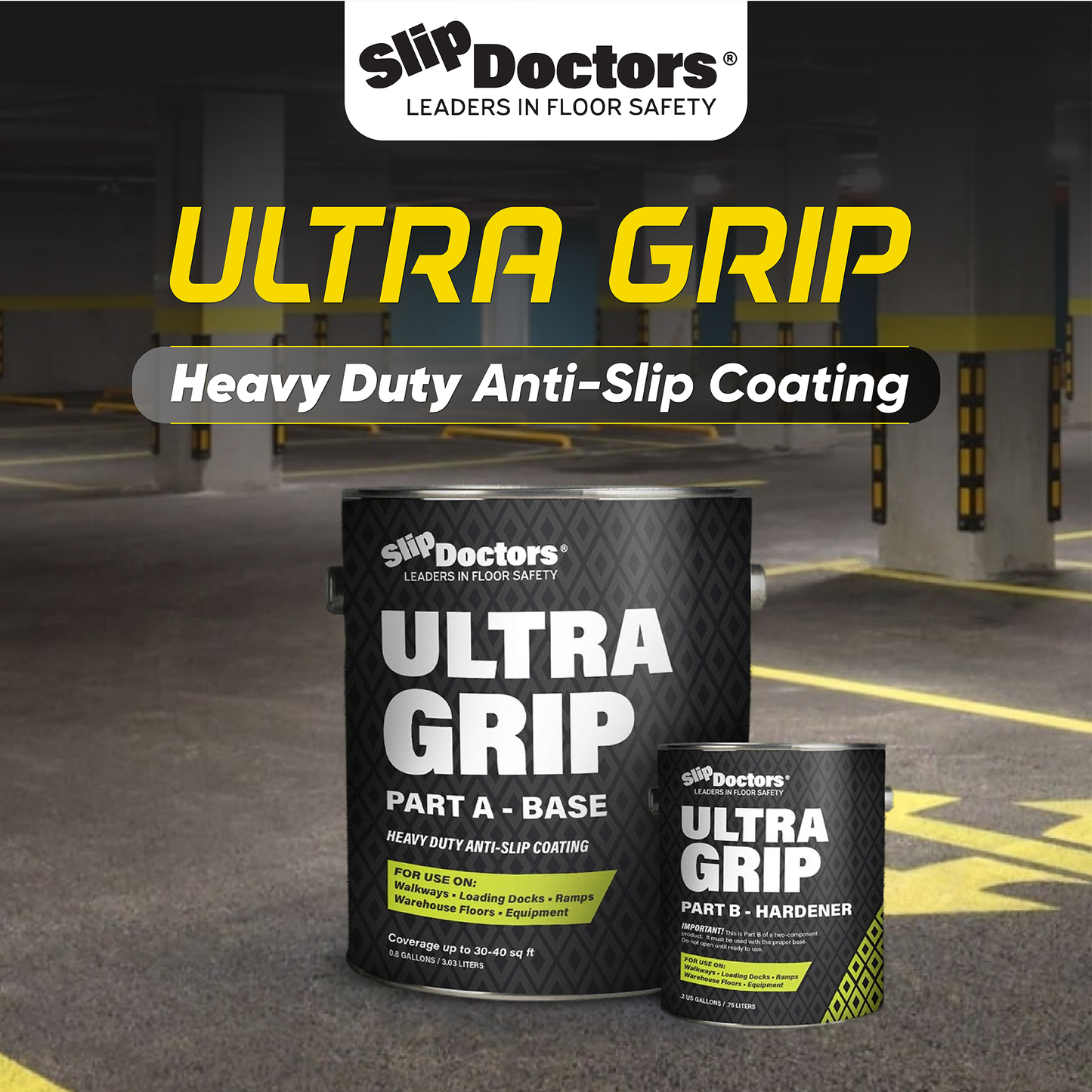 SlipDoctors Ultra Grip Premium Extra Texture Non-Skid Epoxy Paint