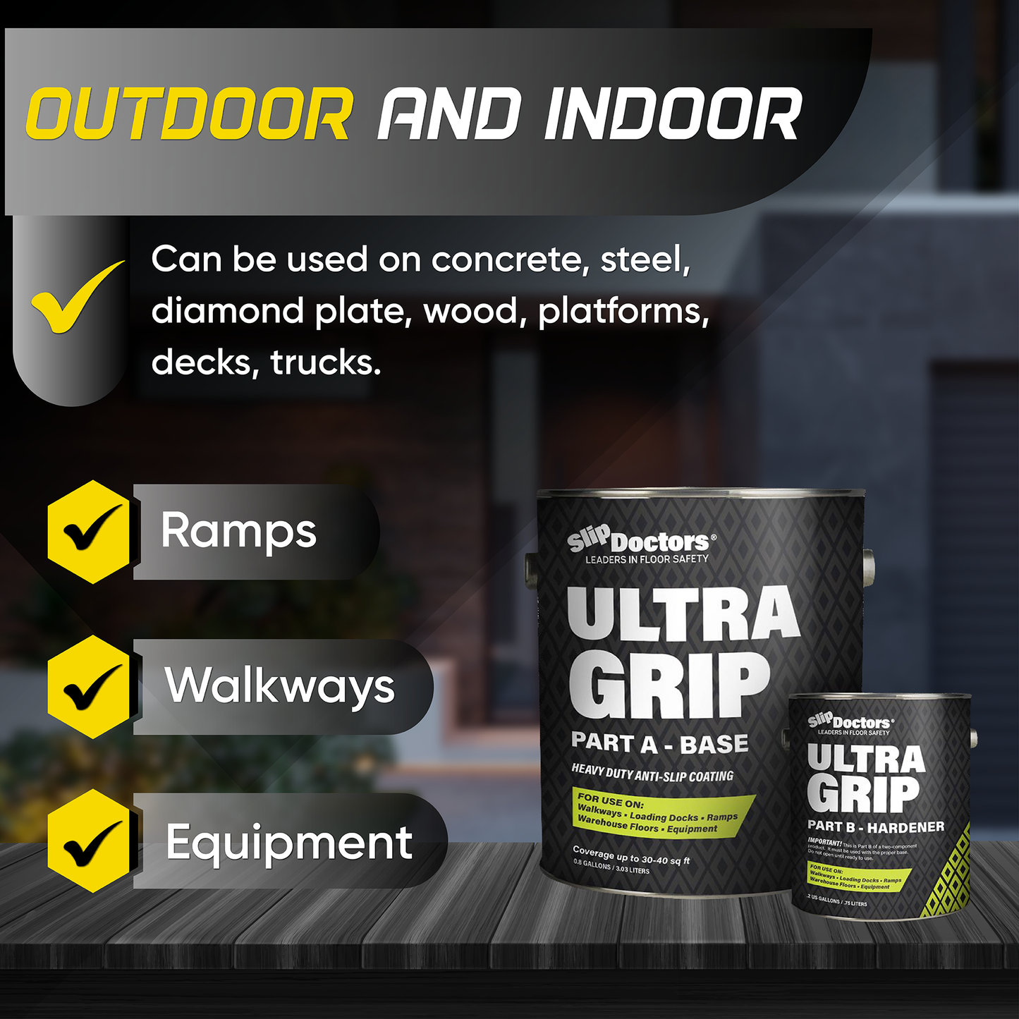 SlipDoctors Ultra Grip Premium Extra Texture Non-Skid Epoxy Paint