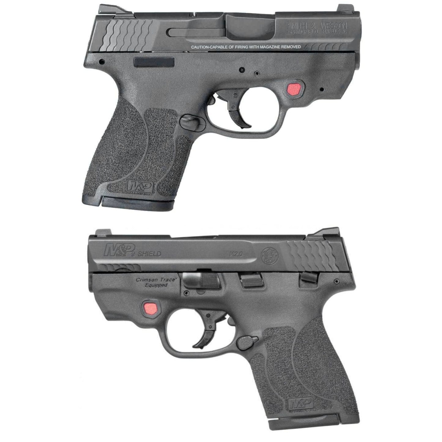 Rounded Gear Smith & Wesson M&P SHIELD M2.0 Crimson Trace Laser Paddle Holster