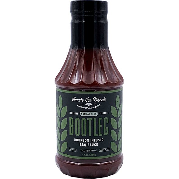 Smoke on Wheels Bootleg Bourbon Infused BBQ Sauce 16 oz. - Angler's Pro Tackle & Outdoors