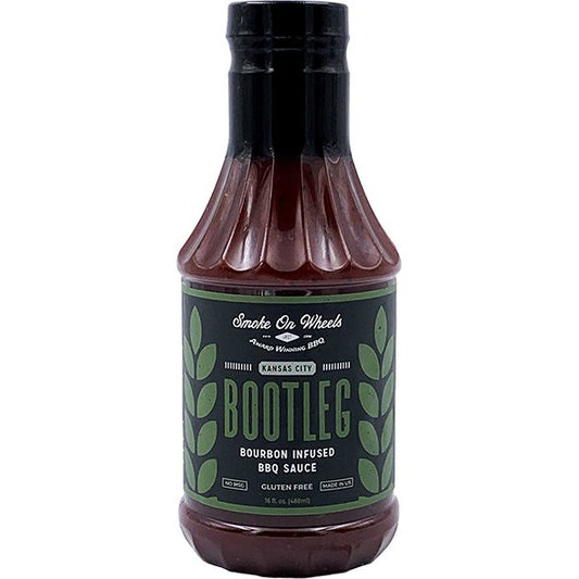 Smoke on Wheels Bootleg Bourbon Infused BBQ Sauce 16 oz. - Angler's Pro Tackle & Outdoors