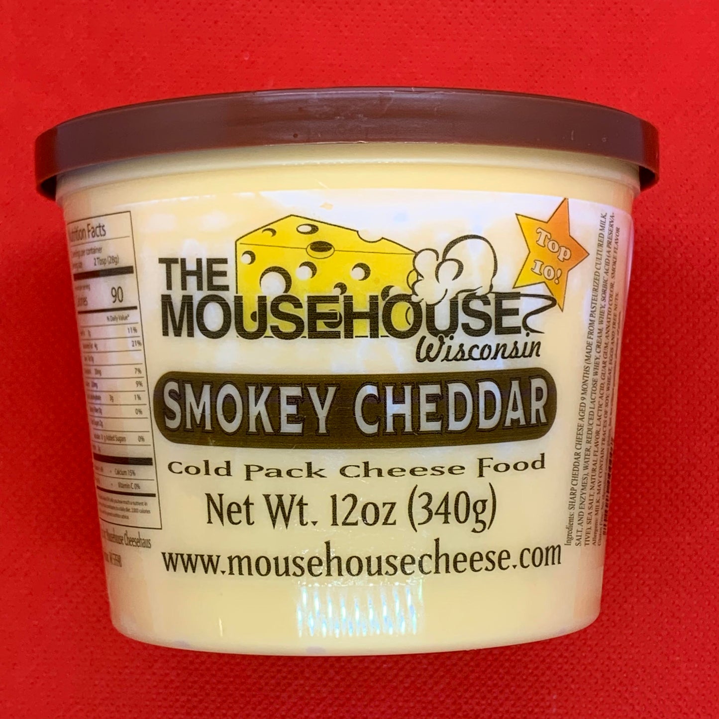 Mousehouse Cheesehaus Smokey Cheddar Spread, 12 oz