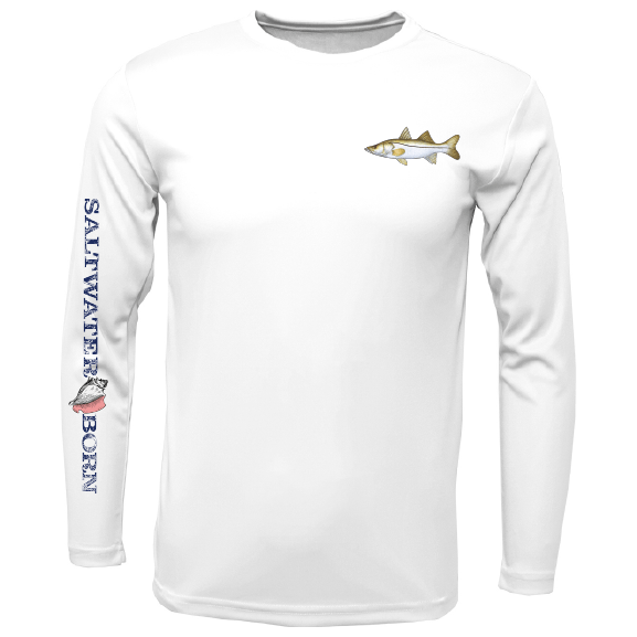 Snook on Chest Long Sleeve UPF 50+ Dry - Fit Shirt - Angler's Pro Tackle & Outdoors