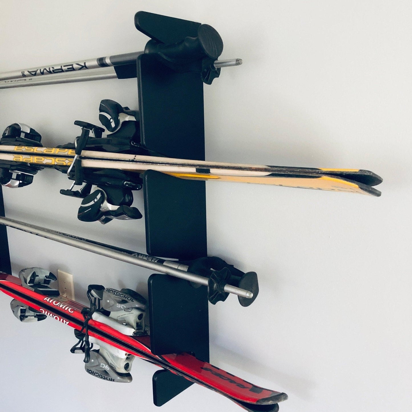 HangThis Up - Snow Ski Rack, Water Ski Storage, Snow Equipment / Basement / Indoor Spaces