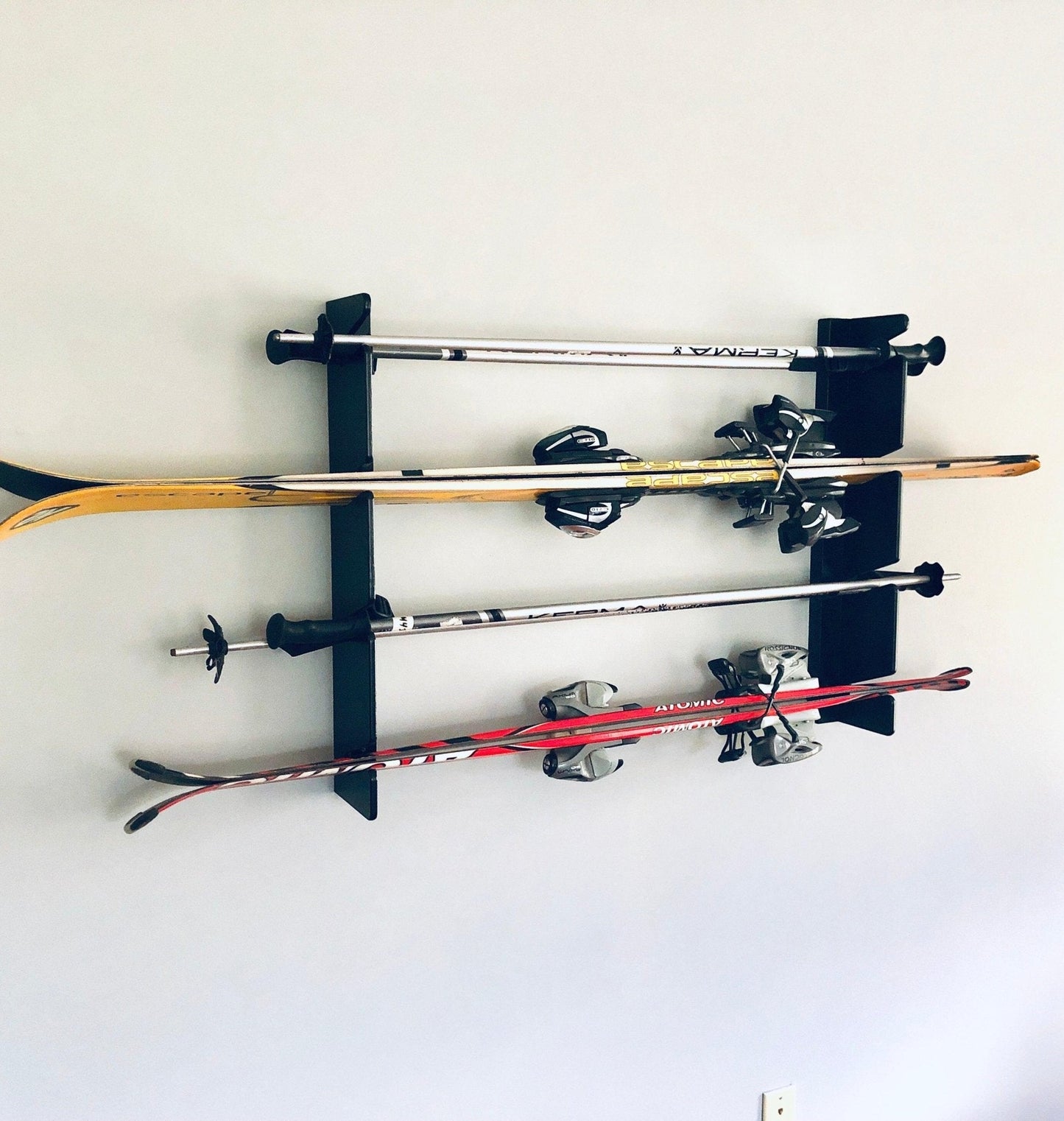 HangThis Up - Snow Ski Rack, Water Ski Storage, Snow Equipment / Basement / Indoor Spaces