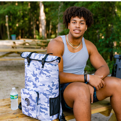 Dry Pocket Auto-Sealing, Waterproof, Floating, Scent Proof Backpack Cooler