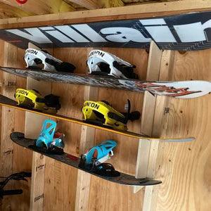 HangThis Up - Snowboard Organizer, snow equipment, shed organization, sporting goods