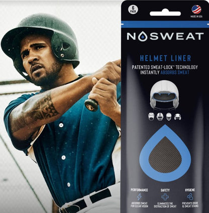 NoSweat Helmet Liners - Patented SweatLock™  For All Helmet Types