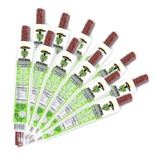 Sogo Snacks - Original - 100% Grass-Fed Beef Sticks (No Sugar) - Angler's Pro Tackle & Outdoors