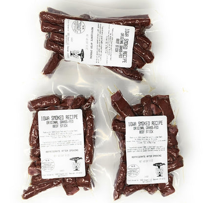 Sogo Snacks - Original, Iowa Smoked Recipe, 100% Grass-Fed Beef Bites, 8-oz Packages - Angler's Pro Tackle & Outdoors