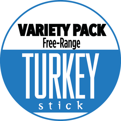 Sogo Snacks - Variety - Free-Range Turkey Flavors Sticks (No Sugar) - Angler's Pro Tackle & Outdoors