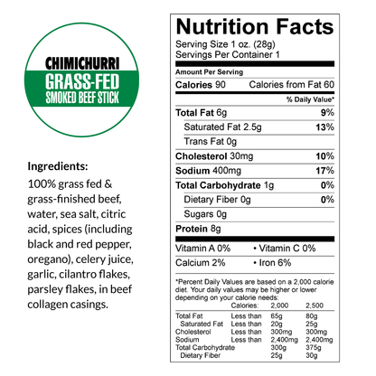 Sogo Snacks - Variety - Original, Jalapeño, Chimichurri, 100% Grass-Fed Beef Sticks - Angler's Pro Tackle & Outdoors