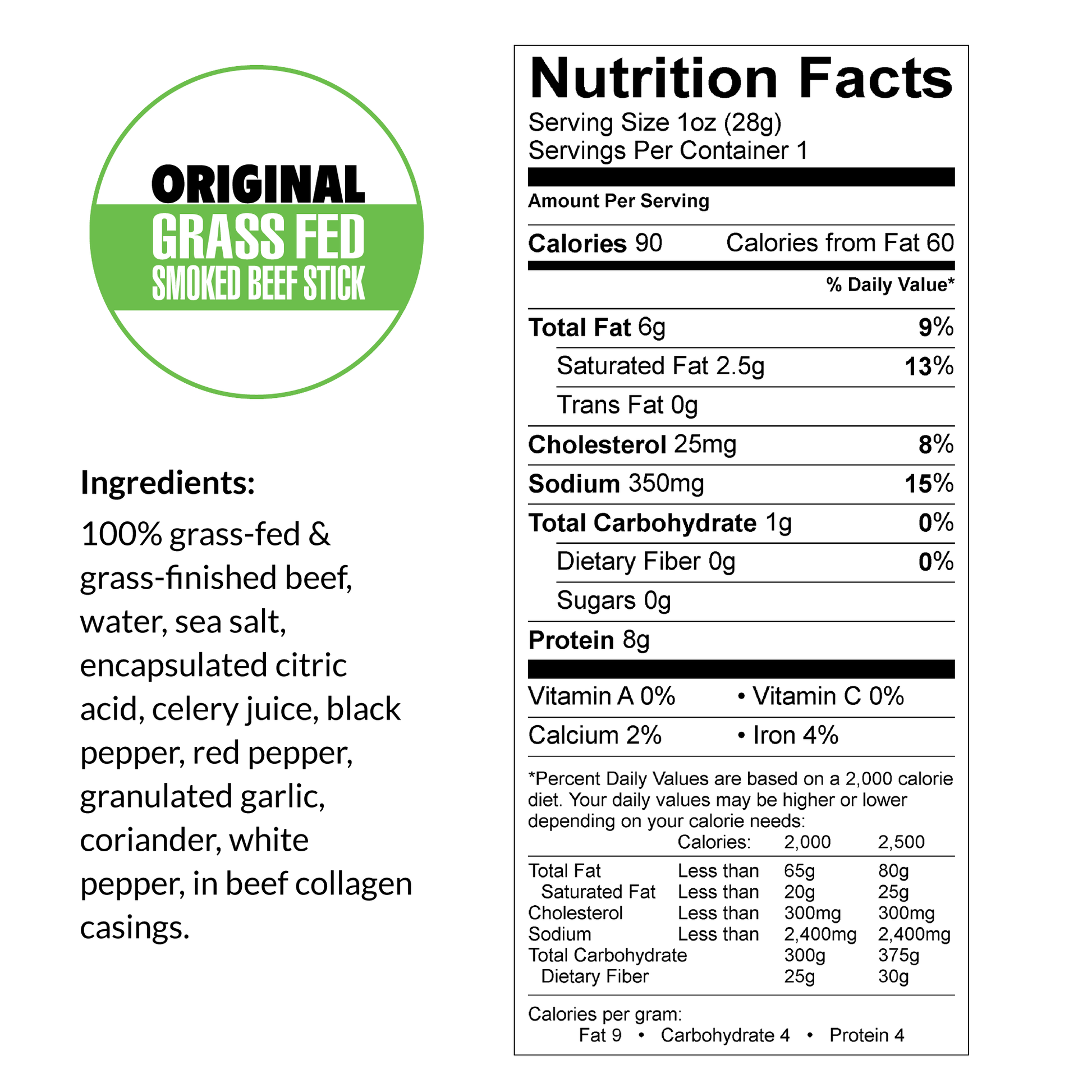 Sogo Snacks - Variety - Original, Jalapeño, Chimichurri, 100% Grass-Fed Beef Sticks - Angler's Pro Tackle & Outdoors