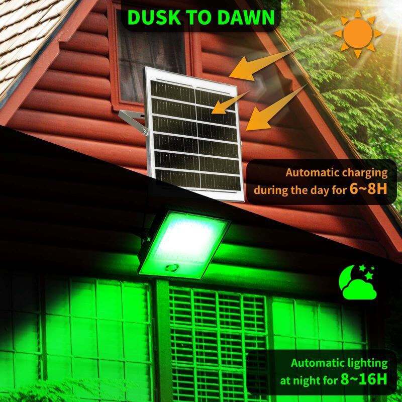 Langy Solar Green Floodlight for Night Hunting