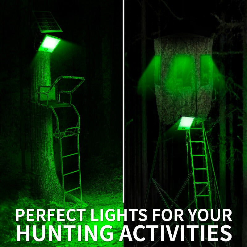Langy Solar Green Floodlight for Night Hunting