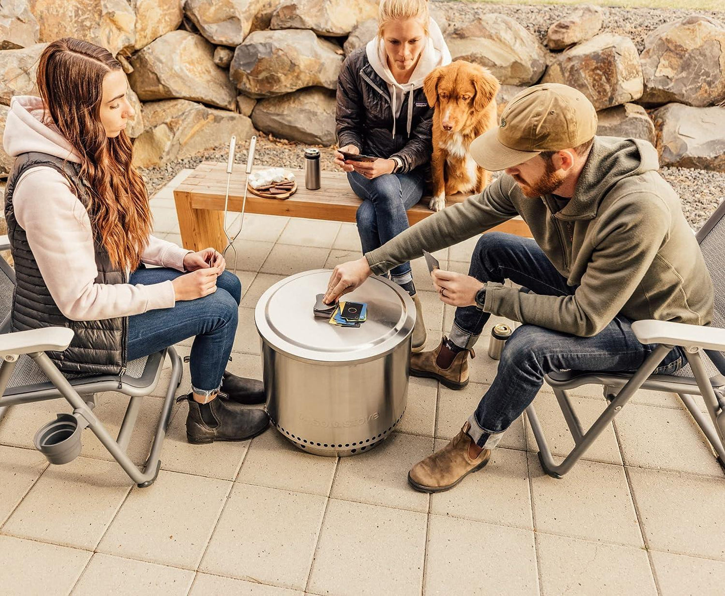 Solo Stove Lid made of 304 Stainless Steel for Outdoor Fire Pits - Angler's Pro Tackle & Outdoors