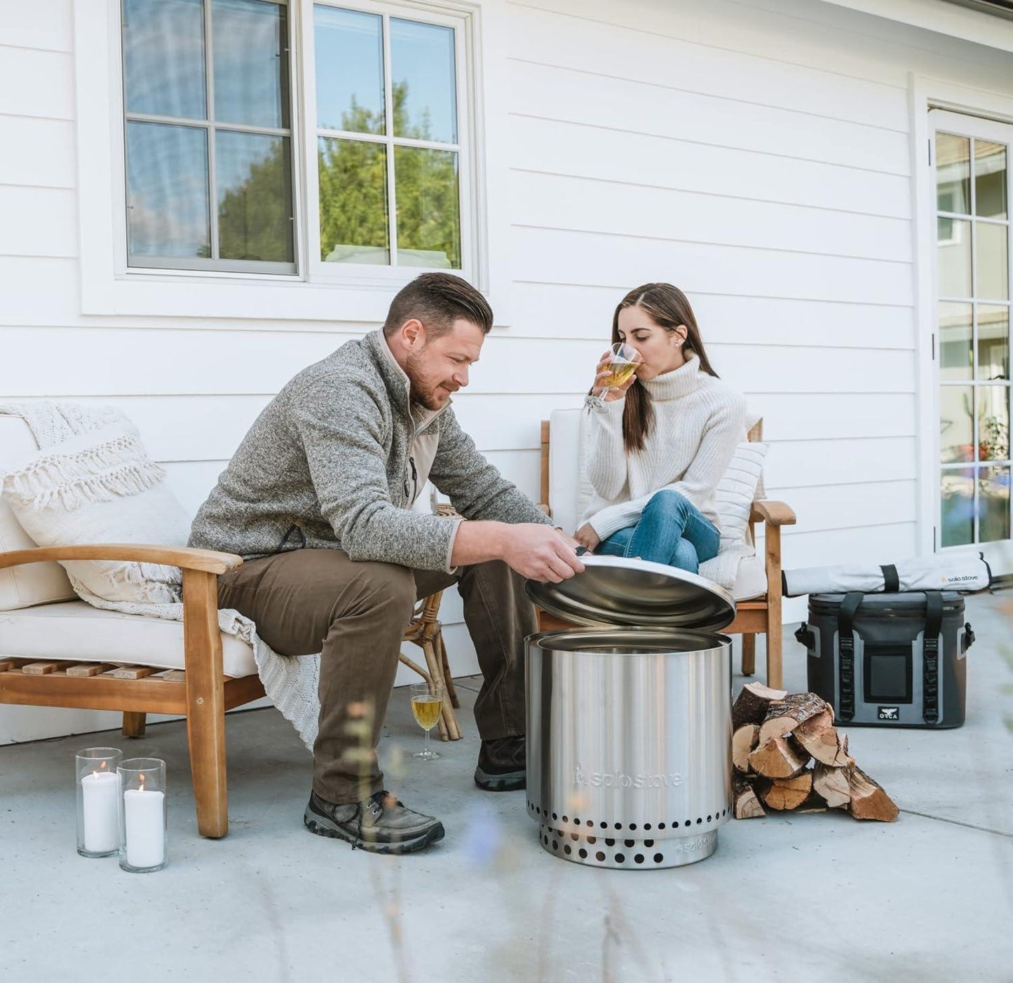 Solo Stove Lid made of 304 Stainless Steel for Outdoor Fire Pits - Angler's Pro Tackle & Outdoors