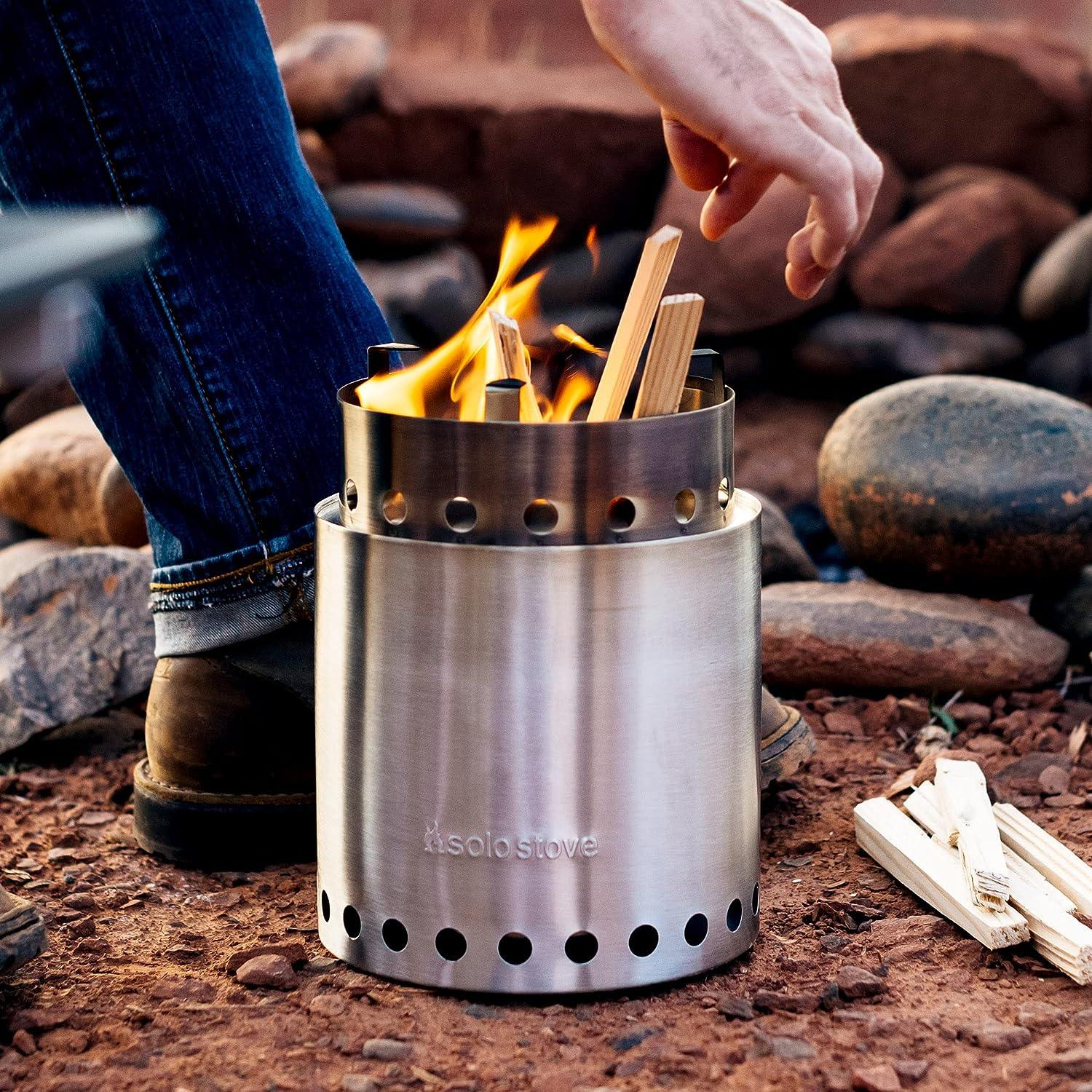 Solo Stove Lite/Titan/Campfire Camping Stove Portable Stove - Angler's Pro Tackle & Outdoors