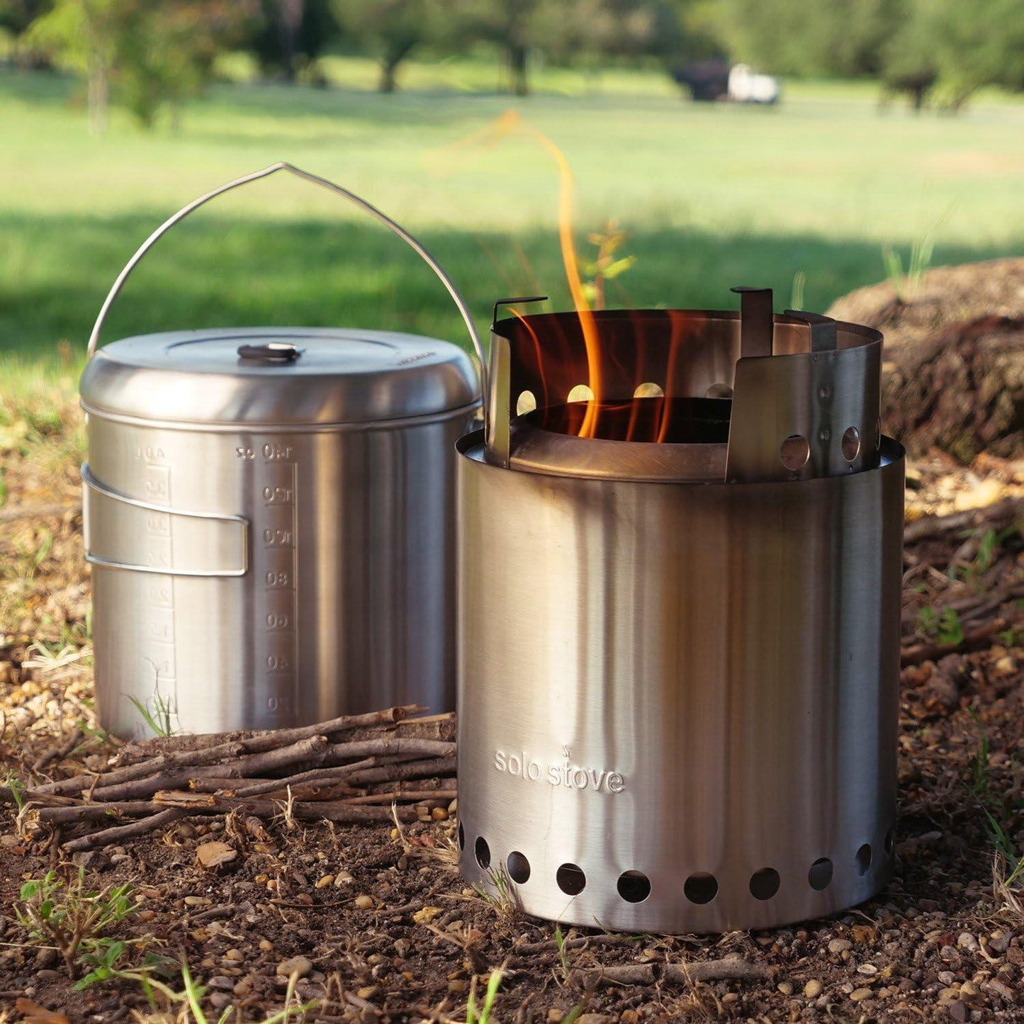 Solo Stove Pot 900/1800/4000 Stainless Steel Companion Pots - Angler's Pro Tackle & Outdoors