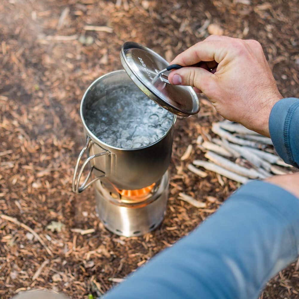 Solo Stove Pot 900/1800/4000 Stainless Steel Companion Pots - Angler's Pro Tackle & Outdoors