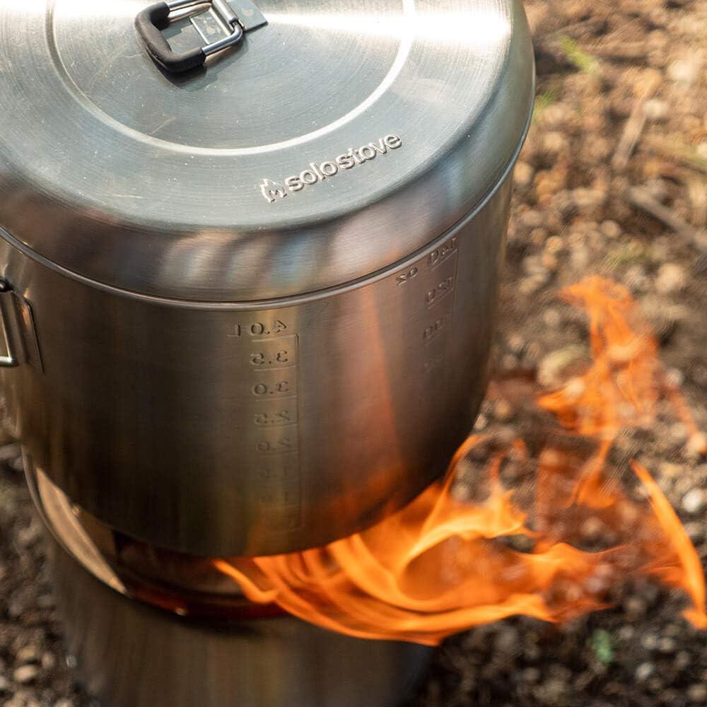 Solo Stove Pot 900/1800/4000 Stainless Steel Companion Pots - Angler's Pro Tackle & Outdoors