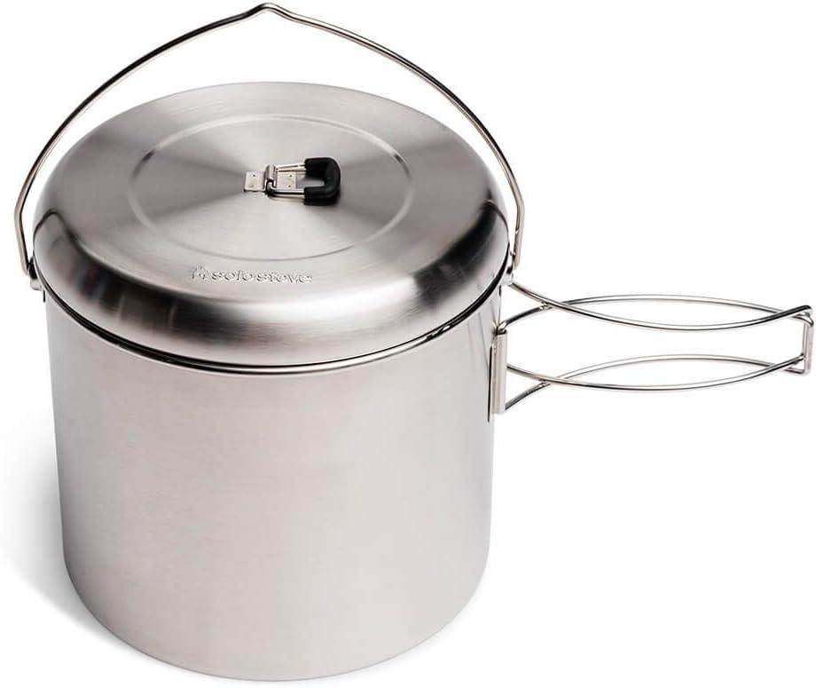 Solo Stove Pot 900/1800/4000 Stainless Steel Companion Pots - Angler's Pro Tackle & Outdoors