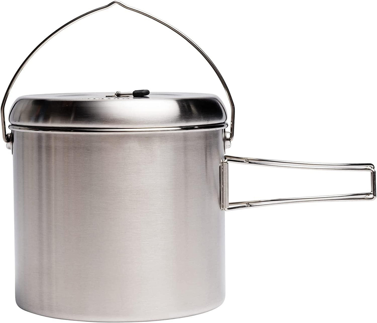 Solo Stove Pot 900/1800/4000 Stainless Steel Companion Pots - Angler's Pro Tackle & Outdoors