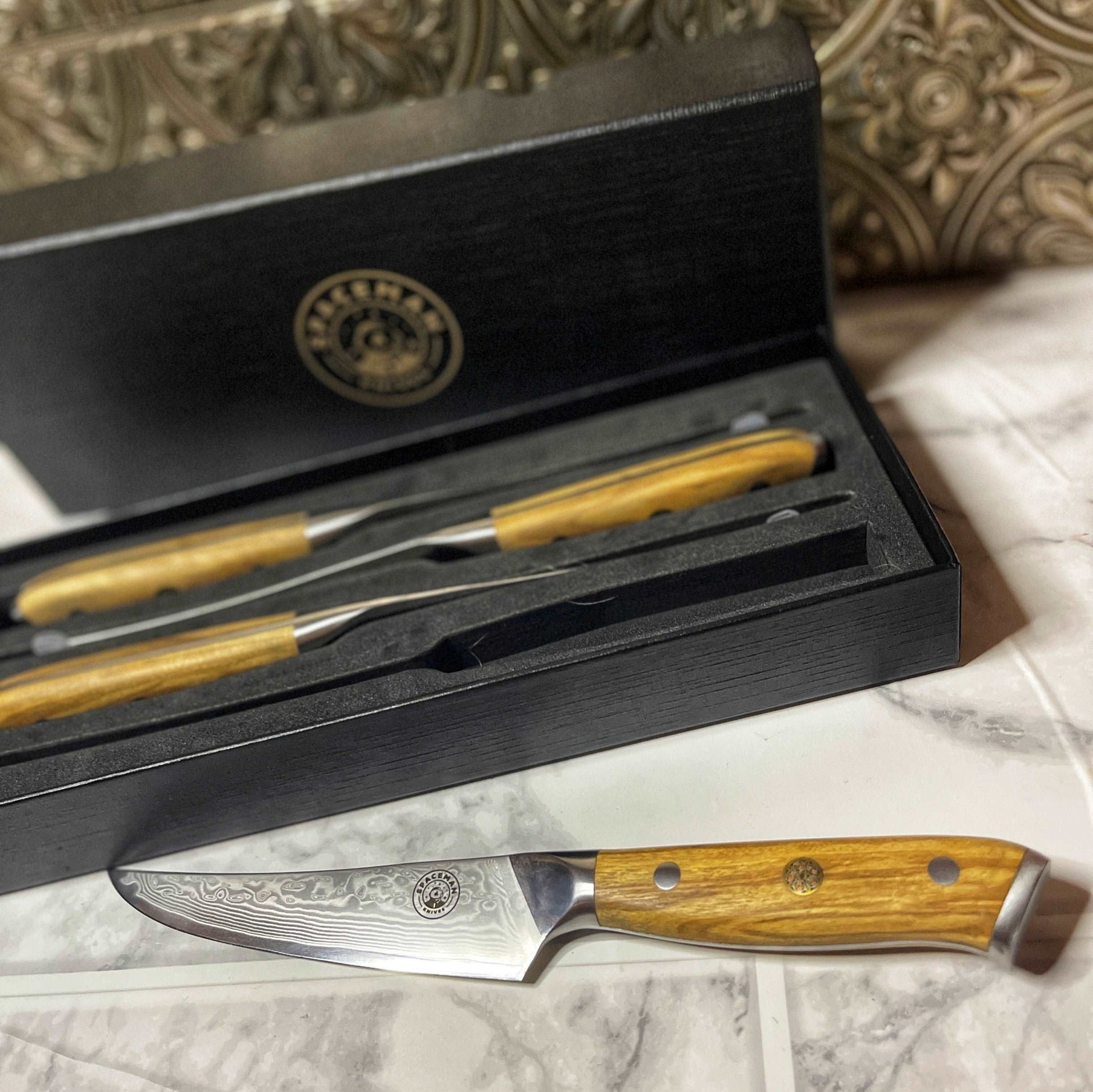 Spaceman Knives Interstellar Series Steak Knife Set - Angler's Pro Tackle & Outdoors