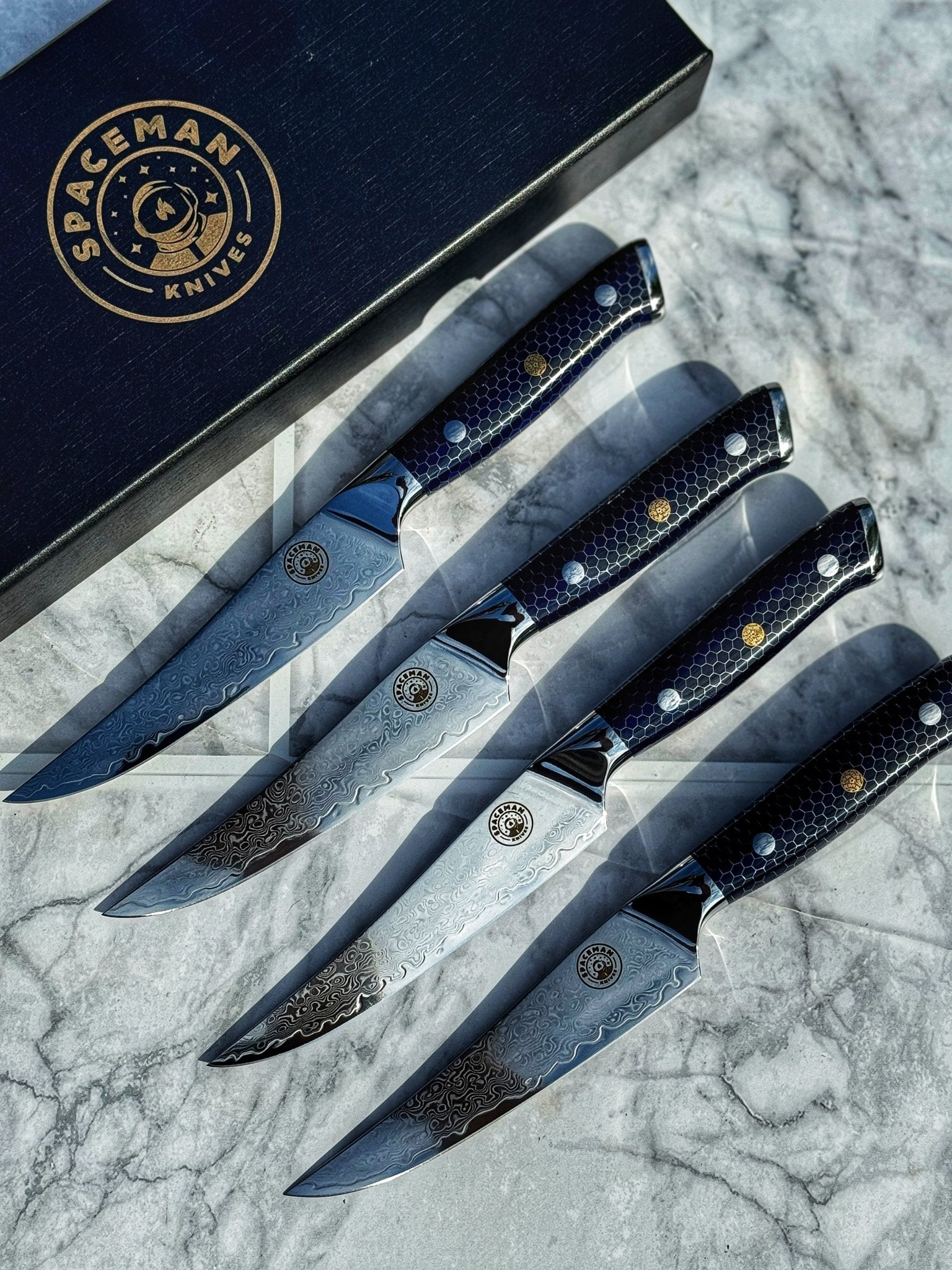 Spaceman Knives Interstellar Series Steak Knife Set - Angler's Pro Tackle & Outdoors