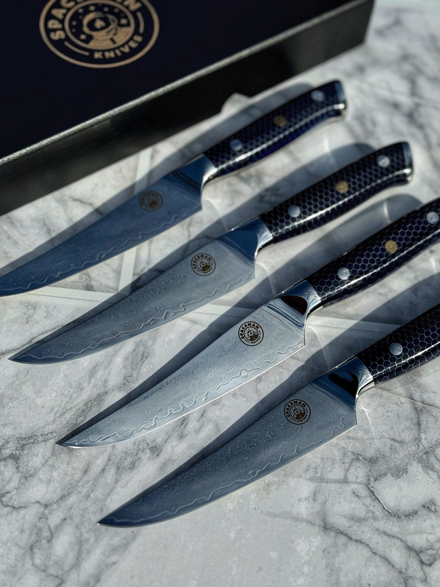 Spaceman Knives Interstellar Series Steak Knife Set - Angler's Pro Tackle & Outdoors