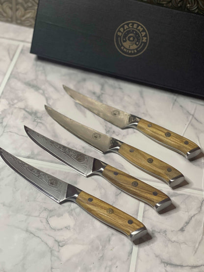 Spaceman Knives Interstellar Series Steak Knife Set - Angler's Pro Tackle & Outdoors