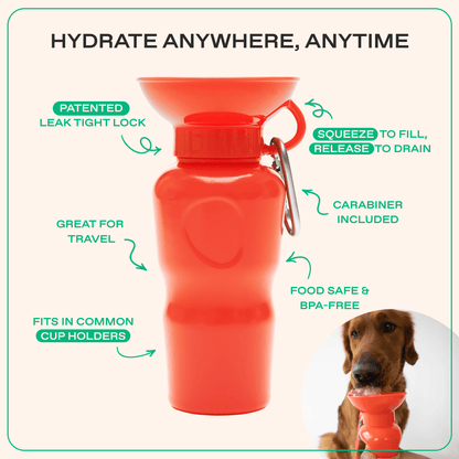 Springland Pets 22oz Original Dog Travel Water Bottle - Angler's Pro Tackle & Outdoors